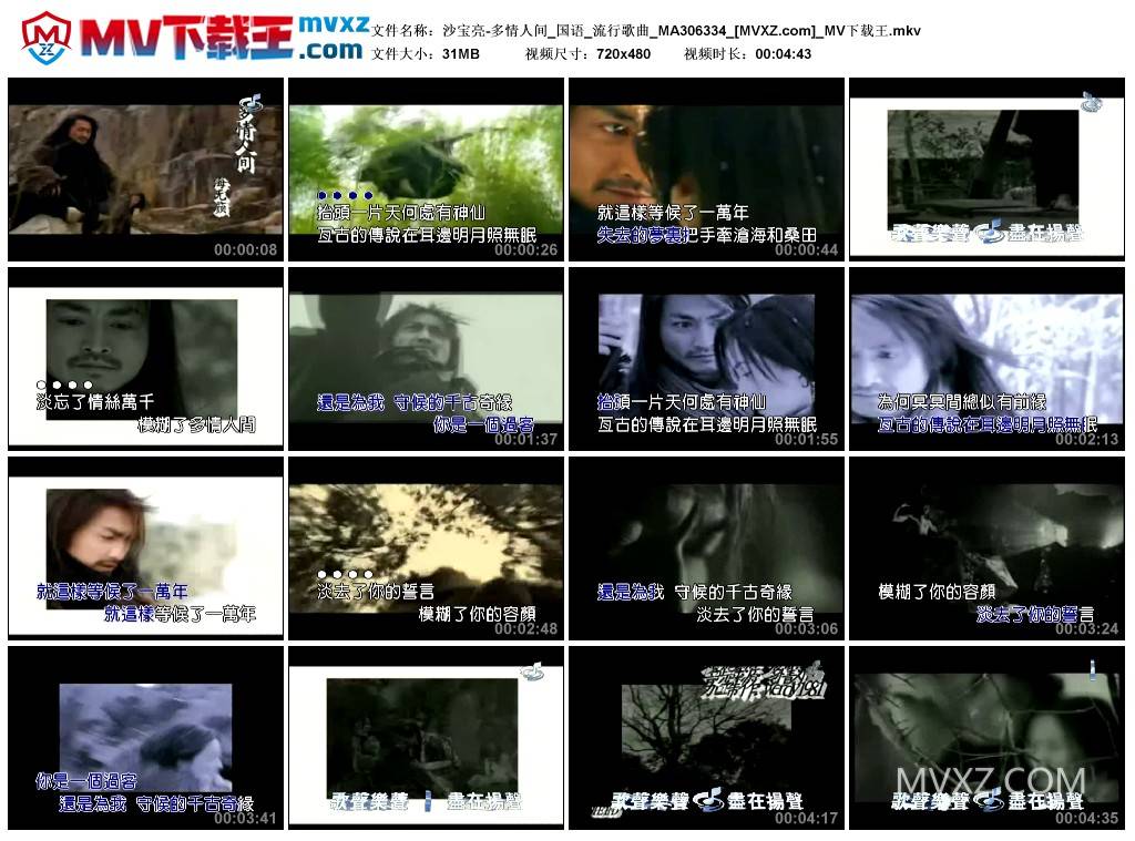 沙宝亮-多情人间_国语_流行歌曲_MA306334